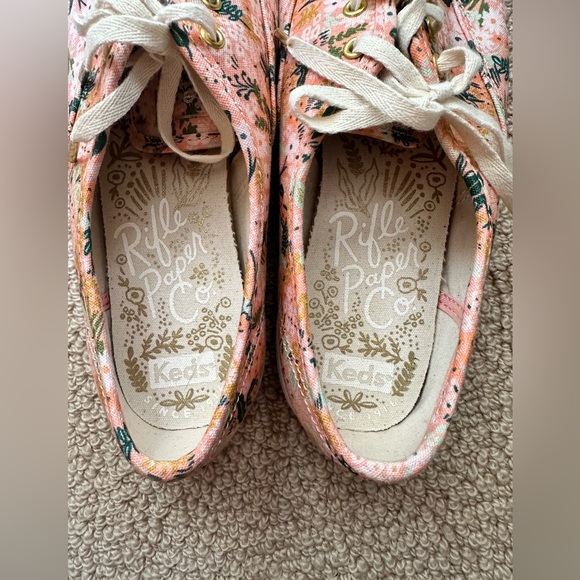 Rifle Paper Co. Keds Canvas Sneakers GUC size 7.5 - Picture 3 of 3